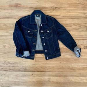 BDG Semi Cropped Dark Wash Denim Jacket